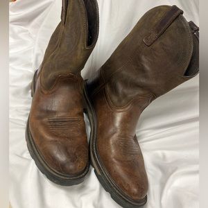 Ariat mens pull on groundbreaker work boot size 10.5 EE